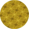 thumbnail image 1 of Ahgly Company Indoor Round Patterned Dark Bisque Brown Area Rugs, 6' Round, 1 of 6