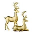 thumbnail image 3 of Nordic Style Statues Resin Sculpture elk Deer Ornaments, Home Cabinet Crafts Art Ornaments Decorative Sculpture Props - en Elk Deer Option2, 3 of 10