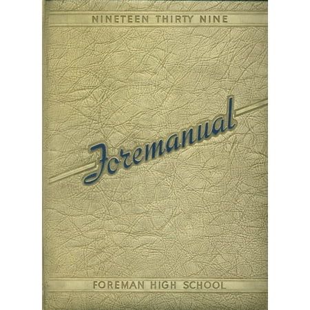 (Custom Reprint) Yearbook: 1939 Foreman High School - Foremanual Yearbook (Chicago IL)