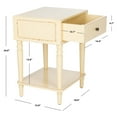 thumbnail image 6 of SAFAVIEH Siobhan Nightstand With Storage Drawer Vanilla, 6 of 7