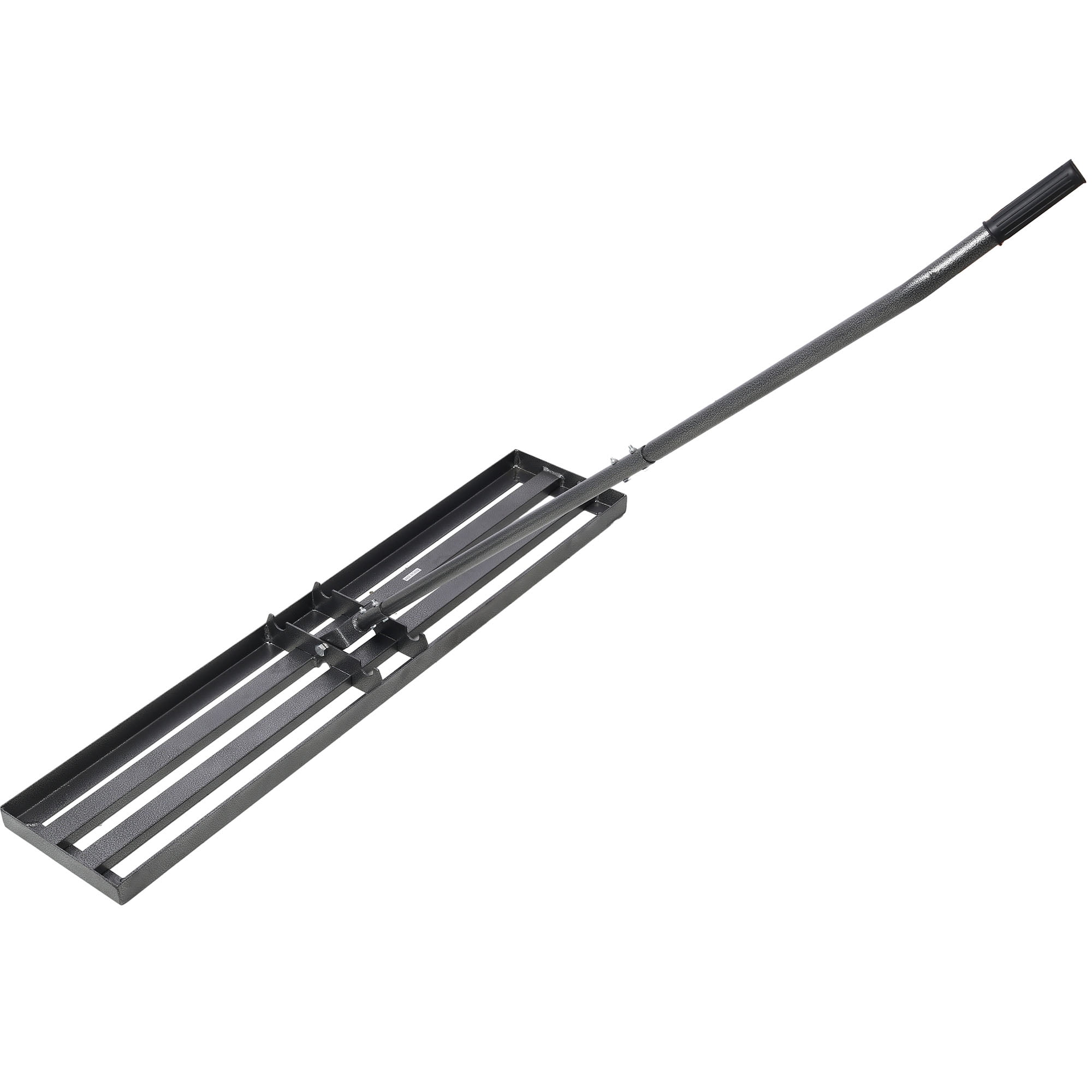 Lawn Leveling Rake, 48"x10" lawn Leveling Tool, Heavy Duty Effort Saving Lawn Level Tool, 7FT Steel Handle Lawn Leveler for Yard Garden Golf Course, Ease Level Soil Sand Dirt Surfaces and Fertilizer
