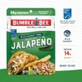 thumbnail image 3 of (4 pack) Bumble Bee Jalapeno Seasoned Light Tuna, Wild Caught, Gluten Free, 14g Protein per Serving, Ready to Eat, Shelf Stable Pouch, 2.5 oz, 3 of 9