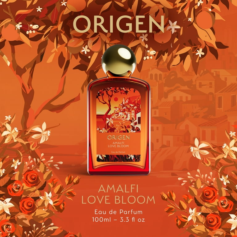 Origen Amalfi Love Bloom Eau de Parfum, a Cozy and Comforting