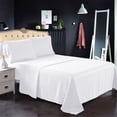 thumbnail image 5 of JML Luxury Deep Pocket 4-piece Bed Sheet Set White Full, 5 of 5