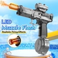 thumbnail image 2 of Pistola de agua eléctrica BETNEP con efecto LED realista, tanque de 500 ml, 2 of 8