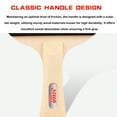 thumbnail image 5 of DHS Ping Pong Paddles Professional Table Tennis Racket with Hurricane Rubber Carrying Case - ITTF Approved Rubber for Tournament Play, 5 of 8