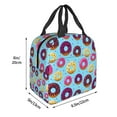 thumbnail image 3 of Honeii Donuts Print Lunch Bag Women, Lunch Box Lunch Bag for Women Adult Men, Small Leakproof Cute Lunch Tote Large Capacity Reusable, 3 of 8