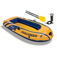 thumbnail image 3 of Intex Inflatable 2 Person Floating Boat Raft Set w/ Oars & Air Pump (4 Pack), 3 of 7