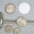 thumbnail image 2 of 50pcs 28mm Clear Plastic Coin Capsules Clear Round Plastic Coin Container Case Coin Holders For Coin Collection, 2 of 9