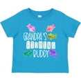 thumbnail image 3 of Inktastic Grandpa's Fishing Buddy with Colorful Fish Boys or Girls Toddler T-Shirt, 3 of 5