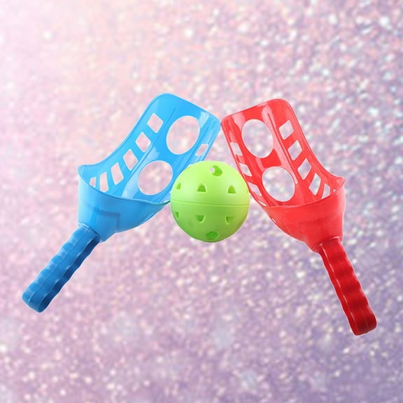 LEORX Catch Ball Game Launch and Catch Balls Game Waterproof Outdoor Play for Families in Random Color 1 Set