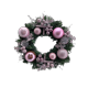 thumbnail image 1 of Senmasine-corona de puerta delantera de 30cm, adornos con purpurina, pino Artificial decorativo, Pvc, colgante, lazo rojo a cuadros, coronas de Navidad, 1 of 4