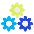 thumbnail image 1 of Uxcell Tennis Racket Vibration Dampener Soft Silicone Racket Shock Absorber for Tennis Racquet String - Flower Shaped Navy Blue/Blue/Fluorescent Yellow, 1 of 6