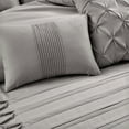 thumbnail image 5 of Lush Decor Arora Pleat Textured Polyester Comforter, King, White, 5-Pc Set, 5 of 11