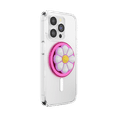 thumbnail image 3 of PopSockets Phone Grip for MagSafe, Magnetic Holder, Phone Stand, Hot Pink - Doodle Daisy Boca, 3 of 3