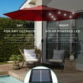 Best Choice Products 10ft Solar LED Lighted Patio Umbrella w/ Tilt