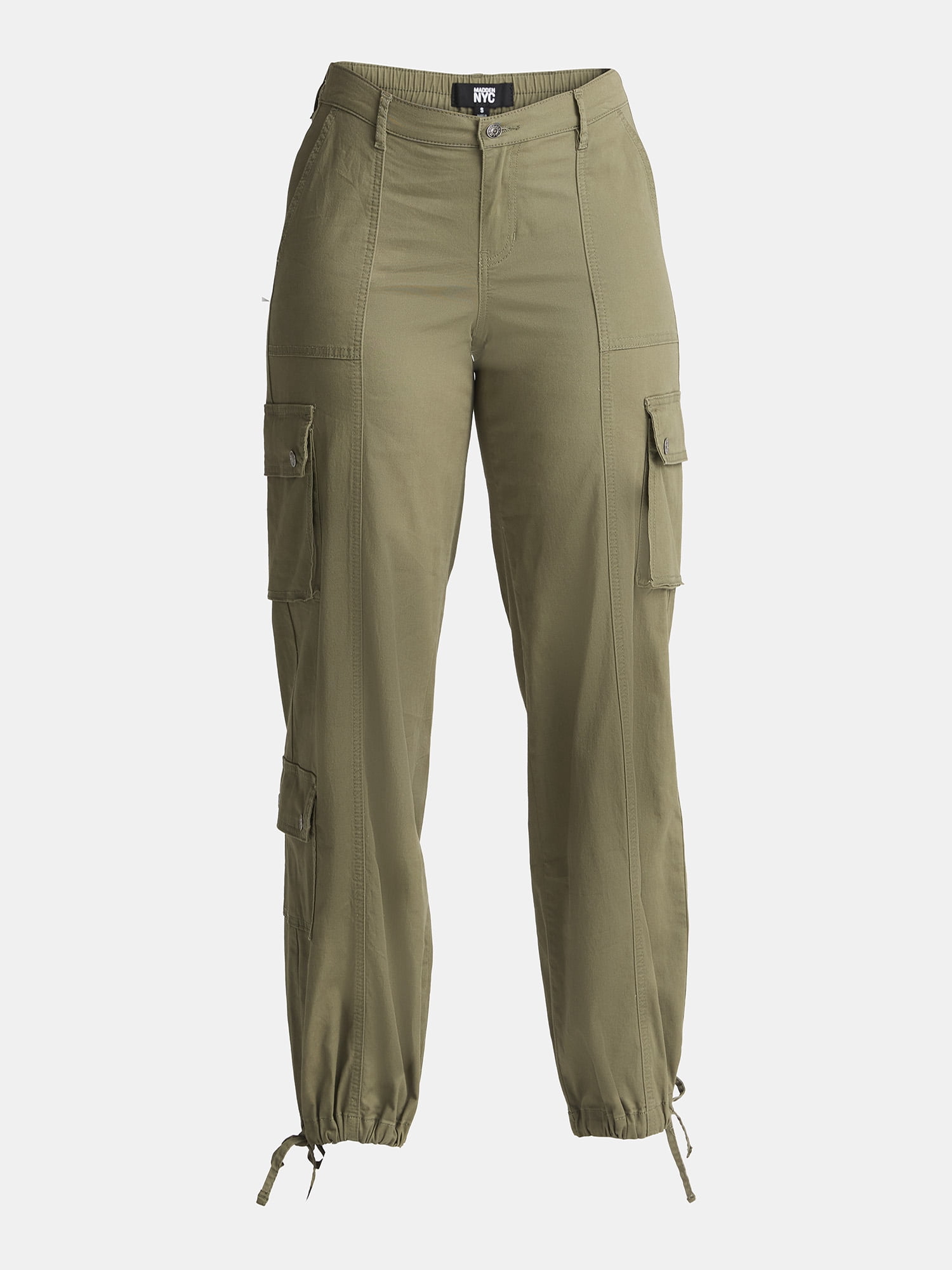 Madden NYC Women's Poplin Pants, 31" Inseam, Sizes XXS-XXL