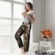 thumbnail image 5 of Balery Bald Eagle Soldier Pantalones de pijama para mujer, pijamas ultraligeros, pantalones de estar por casa-Large, 5 of 6