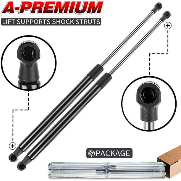 APremium Rear Window Glass Lift Supports Shock Struts Compatible with