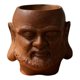 thumbnail image 2 of Maceta con forma de cabeza de Buda para plantas de interior, decoración de macetas para exteriores, contenedor tradicional para jardín, hogar, cocina Marrón, 2 of 8