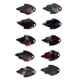 thumbnail image 1 of Colgantes de hojas de acrílico al por mayor, para joyas, piezas Violeta, 1 of 7