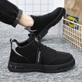 thumbnail image 5 of Men's Sneaker Boot Leather Upper Mid-Top Fashion Design Walking Ankle Boots Shoe for Men Botas Casuales Para Hombres, 5 of 5