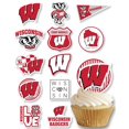 thumbnail image 1 of Wisconsin - Decoración Para Cupcakes (24 Piezas) (Tejones De Wisconsin), 1 of 5