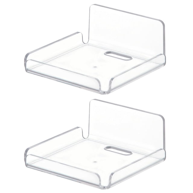 Camera Bracket Camera Storage Shelf Versatile Wall Mount Set 2pcs Transparent Camera Storage Holders Corner Shelf Sturdy