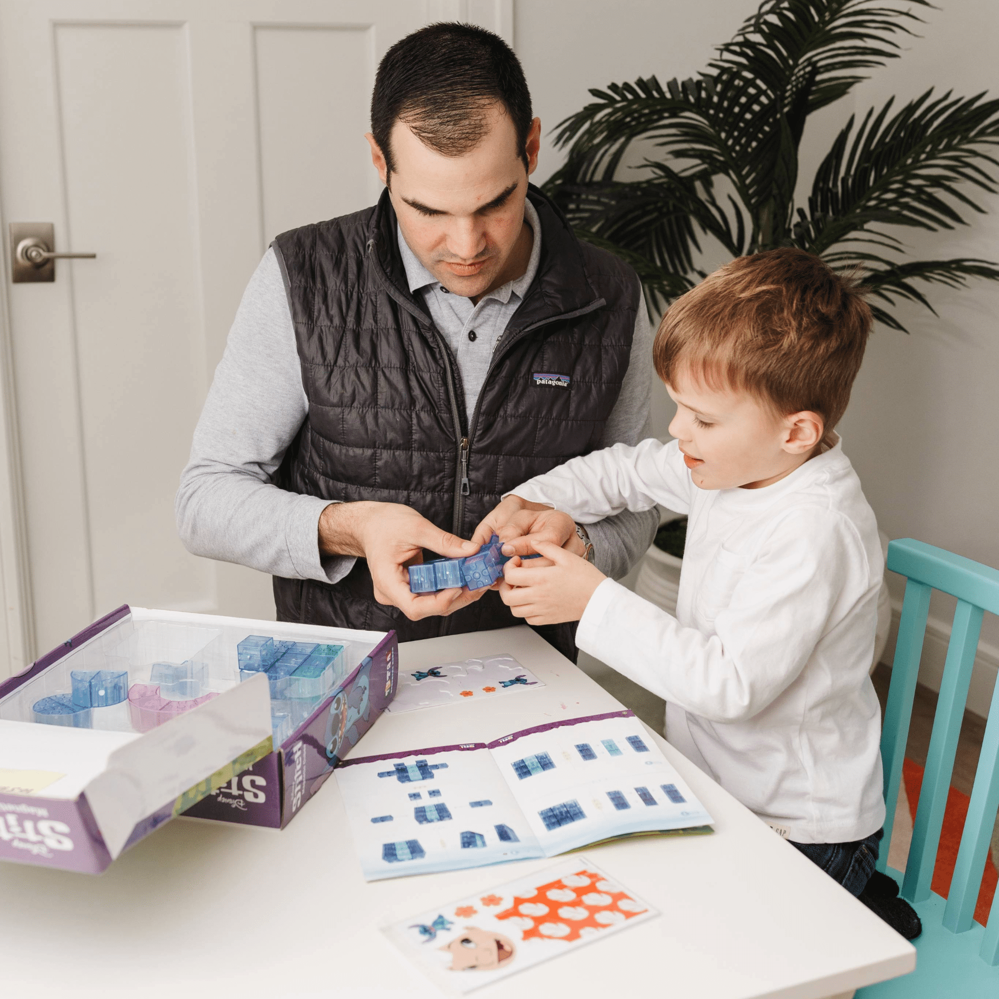 Official Disney Stitch Magnetic Cube Set - 53-Piece - Ages 3+