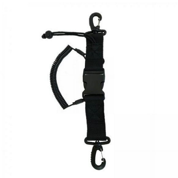 3 cordones en espiral para buceo con hebillas de liberación rápida y clip para cámara 3 piezas