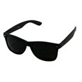 thumbnail image 1 of ShadyVEU Lunettes de Soleil Rondes à Lentilles Super Noires Protection UV Charnière à Ressort Cadre Mat Doux Mode, 1 of 2