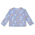 thumbnail image 5 of Letdown Winter Pajamas Cute Peach Print Flannel Warm Set Winter Thick Warm Loungewear Outfits Casual Pjs Soft Fluffy Nightwear (10-Blue,One Size), 5 of 9