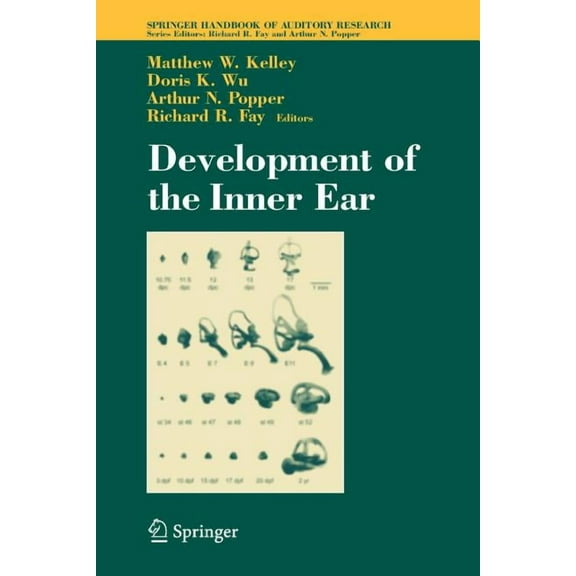 Springer Handbook of Auditory Research Development of the Inner Ear, Book 26, (Paperback)