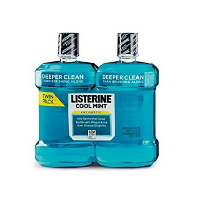 CoolMint Antiseptic - 2 pk. - 1.5L, Use twice a day By (The Best Mouthwash To Use)