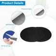 thumbnail image 3 of Uxcell 8pcs 7.5 Inch Round Adhesive Backed Felt for Household Applications, Black, 3 of 5