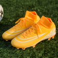 thumbnail image 3 of Botines De Fútbol Elásticos De Parte Superior Alta Con Punta, Zapatillas De Fútbol Transpirables Antideslizantes Resistentes Al Desgaste, Zapatos Deportivos De Competición De Entrenamiento Profesional, 3 of 3