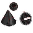 thumbnail image 4 of Cache de Levier de Vitesses en Cuir Noir pour Fiat 500C 2007-2015, 4 of 7