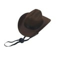 thumbnail image 1 of CAIROYAR Sombrero de vaquero ajustable para mascotas, para perros y gatos, sombrero de vaquero para cachorros, disfraz para mascotas, NUEVO, 1 of 7