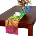 thumbnail image 3 of MKHERT Colors of Rainbow Butterflies Table Runner for Office Kitchen Dining Room Wedding Party 16x72 inch, 3 of 4