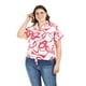 thumbnail image 1 of Blusa con nudo Roman Fashion /Tallas Extras, 1865 (Blanco /fiusha) blanco 42, 1 of 6
