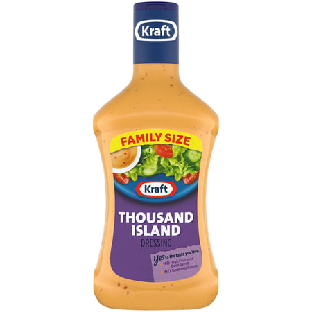 (2 Pack) Kraft Thousand Island Dressing, 24 Fl Oz