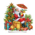thumbnail image 2 of Adornos Escritorio Muñeco Nieve Navidad Forma Especial Acrílica, 2 of 7