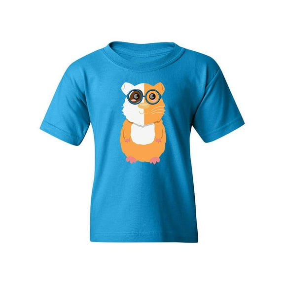 Guinea Pig With Glasses T-Shirt Juniors -SPIdeals Designs, x-Small