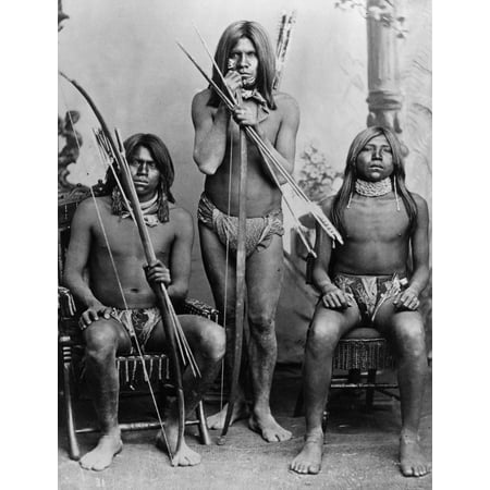 Mohave & Maricopa Men Nmen Of The Mohave (Standing) And Maricopa Tribes Photographed In Pasadena California 1876 By Elias A Bonine The Face Paint On The Mohave Man Is Thought To Have Been Applied To (Best Way To Apply Face Paint)