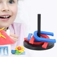 thumbnail image 6 of Toss Ring Game,Plastic Educational Sports Safe Soft Training Game Sport Toys Ring Toss Game Set, 6 of 10