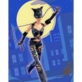 thumbnail image 6 of Mattel Barbie Catwoman Lightweight Child Dolls, Vinyl Silicone Black, 6 of 7