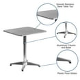 thumbnail image 2 of 23.5'' Square Aluminum Indoor-Outdoor Table with Base, 2 of 8