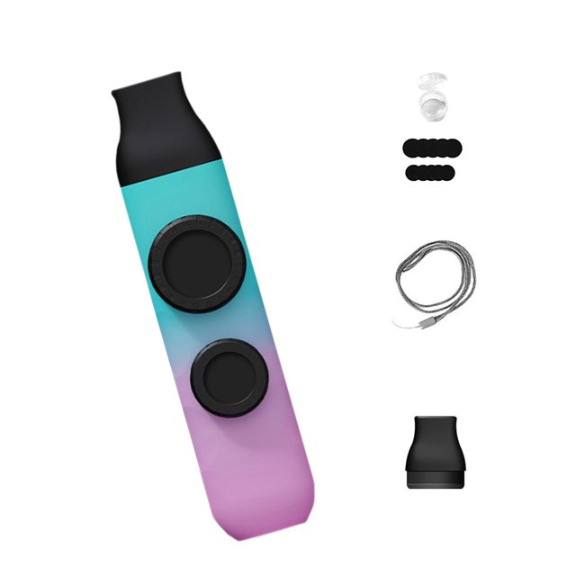 Bunblic Kazoo Compact Easy to Carry with 10 Membranes for All Ages Children Beginner green violet