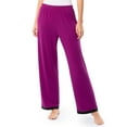 thumbnail image 4 of Fruit of the Loom Women's Soft & Breathable V-Neck Short Sleeve Top & Pajama Pant Set, Sizes S-4X, 4 of 11