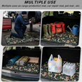 thumbnail image 2 of SEANATIVE Cargo Mats Anti-Slip Backing All Weather Trunk Protection Cargo Liner Washable Trunk Mat Decorative Scratch-Resistant Auto Interior Mat for Dogs Cats, Mushroom Floral Daisy Print, 2 of 4